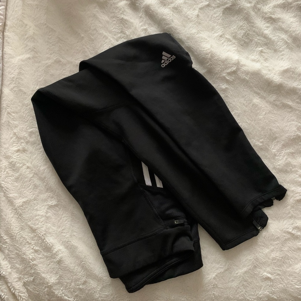 Adidas 3 stripe leggings